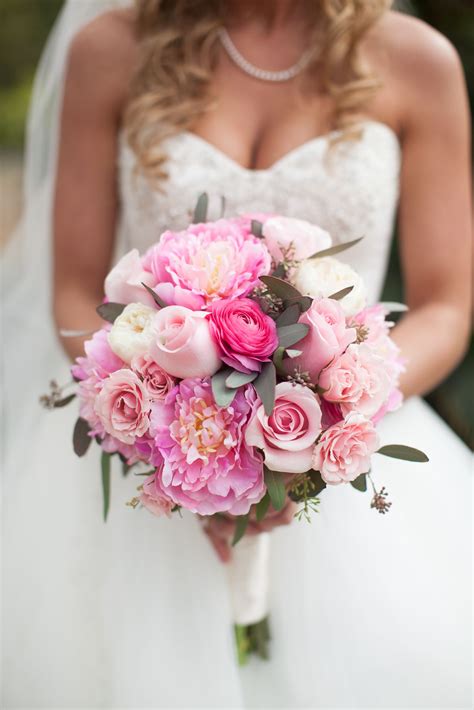 Pink Peony Rose And Ranunculus Bouquet