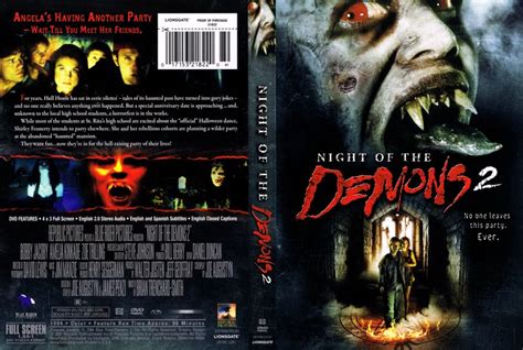 Night Of The Demons 2 Movie Dvd Custom Covers Night Of The Demons 2