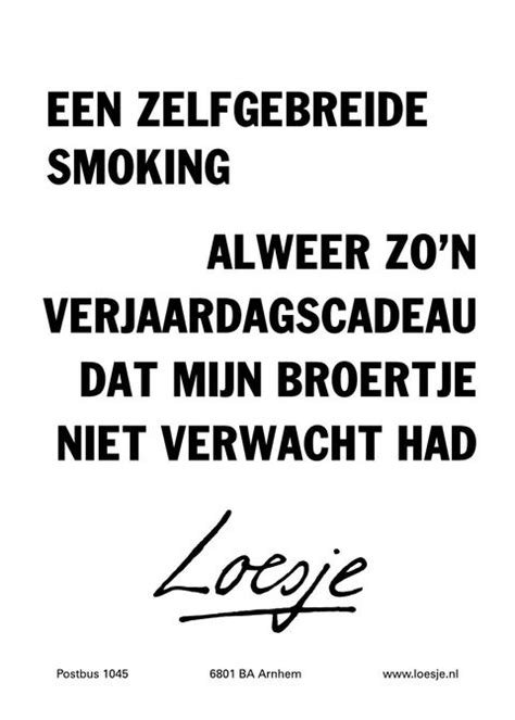 Een Zelfgebreide Smoking Alweer Zo N Verjaardagscadeau Dat Mijn