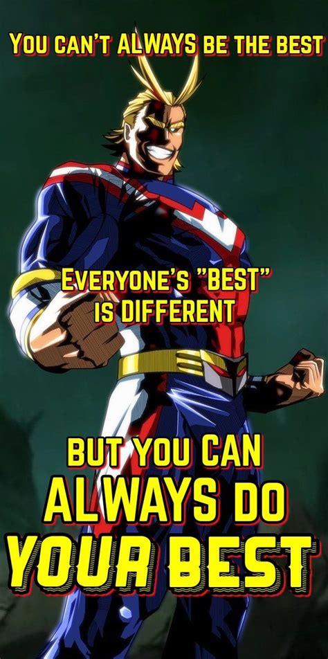 All Might Inspirational Quote For My Classroom My Hero Academia Bakugou