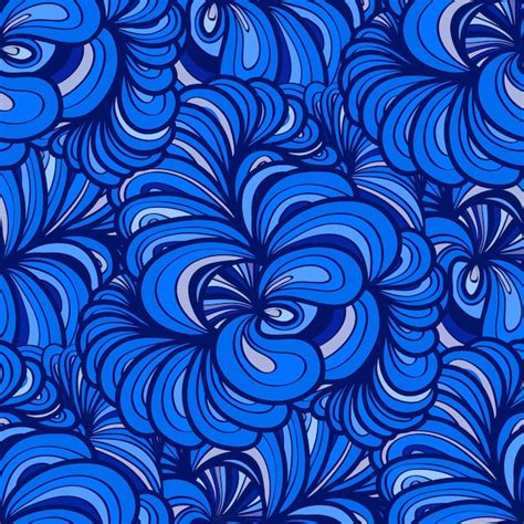 Premium Vector Abstract Decorative Wavy Pattern Seamless Background