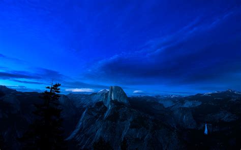 Yosemite National Park At Dusk Hd Wallpaper Background Image