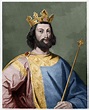 Porträt von Ludwig VII. dem Jungen (1120 - 1180), König von Frankreich ...