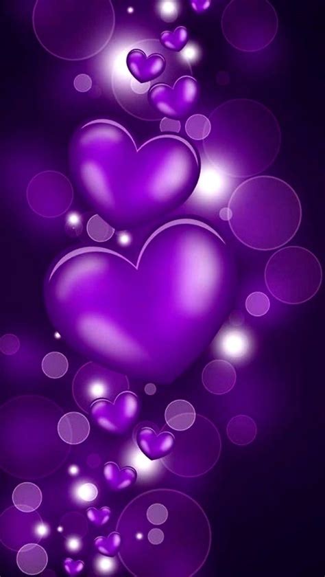 25 Selected Cute Heart Wallpaper Aesthetic Purple You Can Get It At No