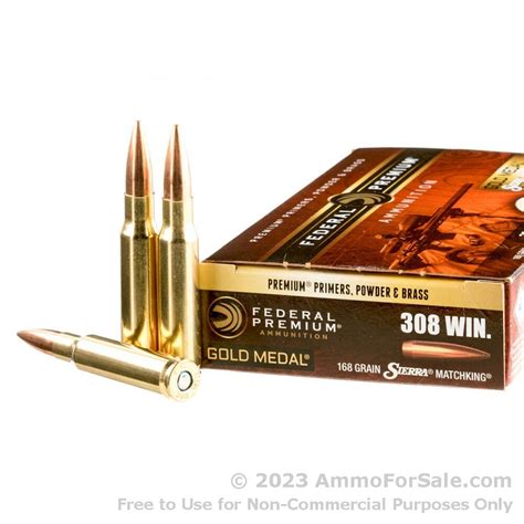 20 Rounds Of Discount 168gr Hpbt 308 Win Ammo For Sale By Federal