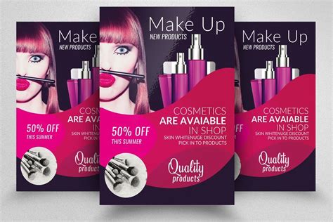 Beauty Cosmetic Discount Offer Flyer Flyer Template Beauty Cosmetics