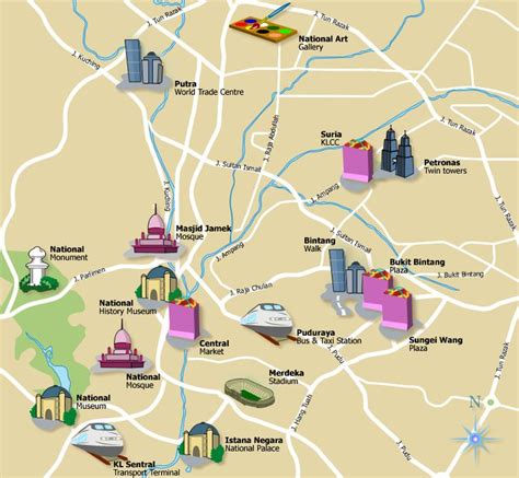 Road Maps Kuala Lumpur Visiter Kuala Lumpur Singapour Voyage Kuala