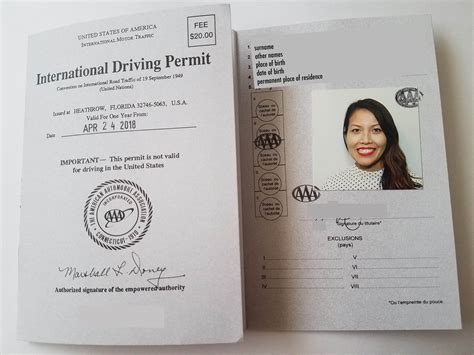 International Driving Permit Template Ncejomunicipaldechinu