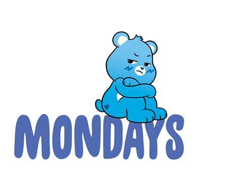 Monday Sticker By Care Bear Stare For Ios And Android Giphy