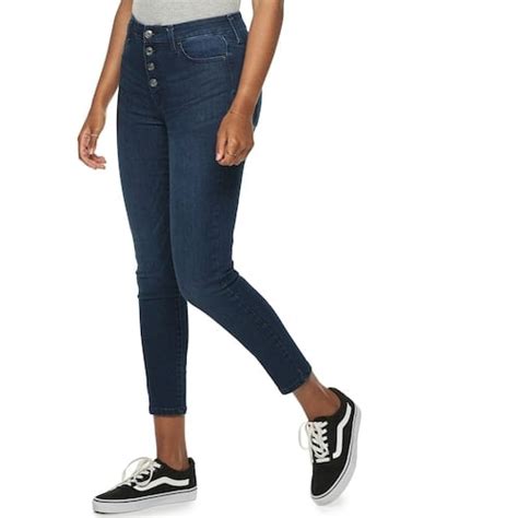 Popsugar Raw Edge High Waisted Skinny Ankle Jeans Best Clothing Ts Under 50 From Popsugar