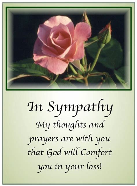 Printable Sympathy Card