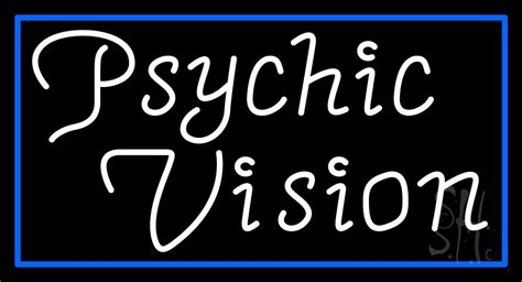 White Psychic Vision Led Neon Sign Psychic Neon Signs Everything Neon