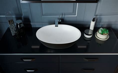 ᐈ Aquatica Sensuality Blck Wht Stone Bathroom Vessel Sink Buy Online