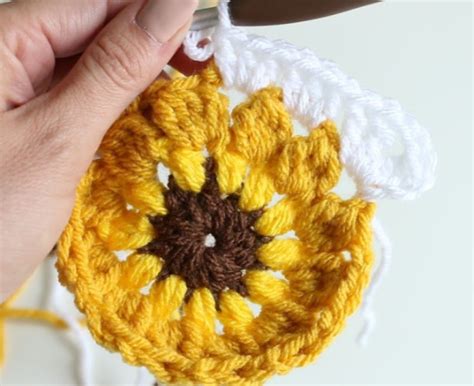 Sunflower Granny Square Crochet Pattern Melanie Ham My Xxx Hot Girl