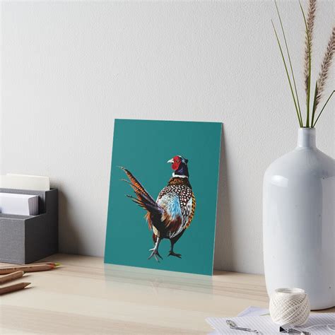 Pheasant Pheasants Game Bird Pheasant Art Art Board Print For Sale By Islesart Redbubble