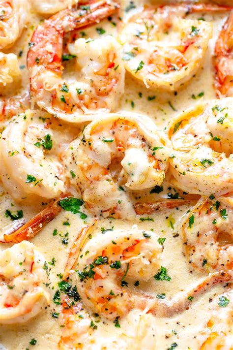 Creamy Garlic Shrimp With Parmesan Is A Deliciously Easy Shrimp Recipe Coated In A Rustic And