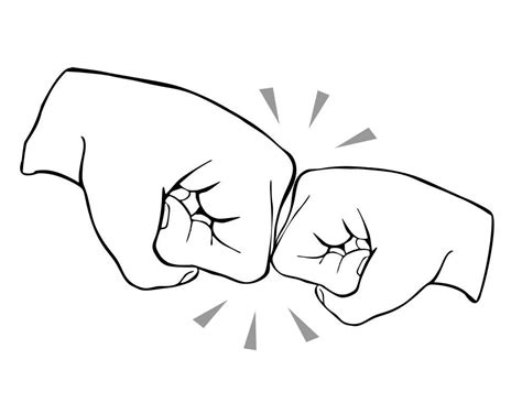 Best Friend Fist Bump Svg File From Mamascontrolledchaos On Etsy Studio