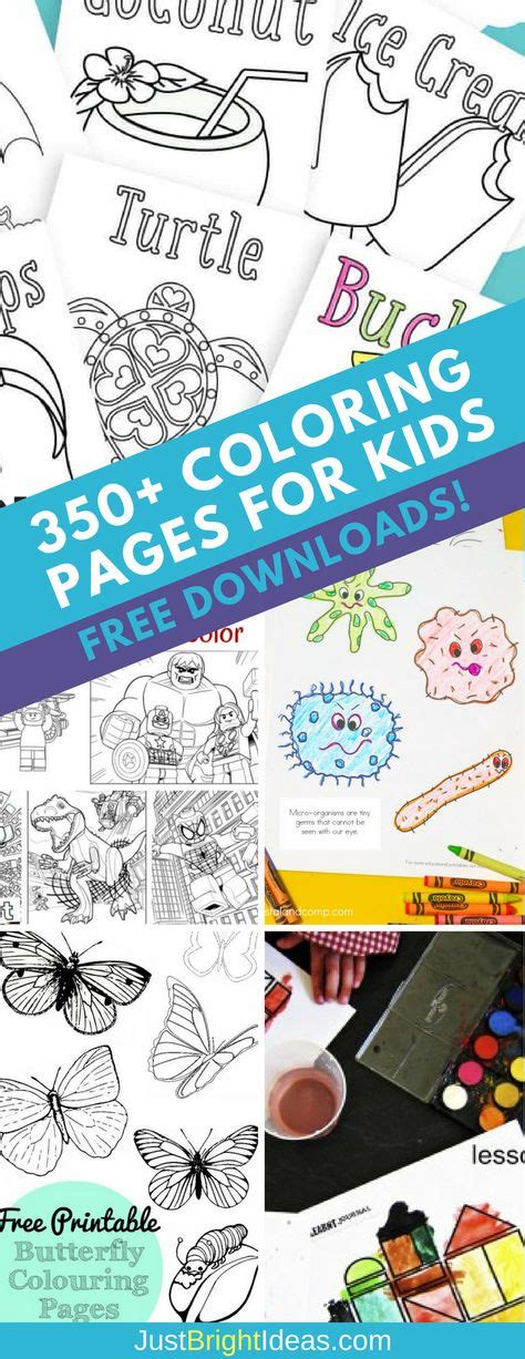 350 Free Coloring Pages For Kids To Color When Theyre Bored