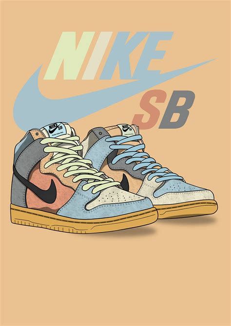 Nike Sb Dunk High Spectrum On Behance Nike Wallpaper Sneakers