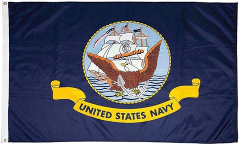 Us Navy Retired Flag 3 X 4 Nylon