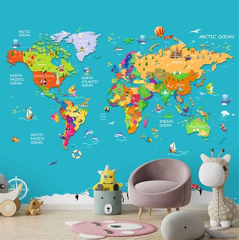 World Map Wallpapers Life N Colors