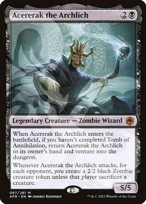 Acererak The Archlich Price From Mtg Afr Ampersand Promos