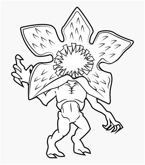 They are easy to find. Stranger Things Demogorgon Coloring Page, HD Png Download ...