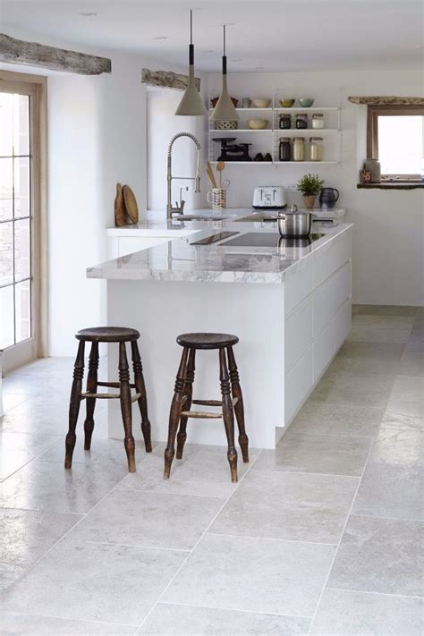 White Tile Floor Kitchen Ideas Flooring Site