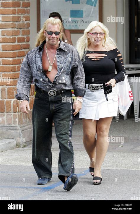 Duane Chapman Aka Dog The Bounty Hunter And His Wife Beth Smith Leave