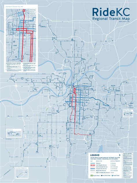 Transit Maps Submission Official Map Ridekc System Map Kansas City