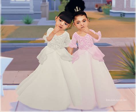 The Sims 4 Kids Lookbookkids Lookbook Sims Sims 4 Wedding Dress