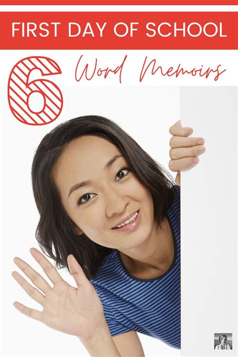 Six Word Memoir Six Word Memoirs First Day Of School Activities