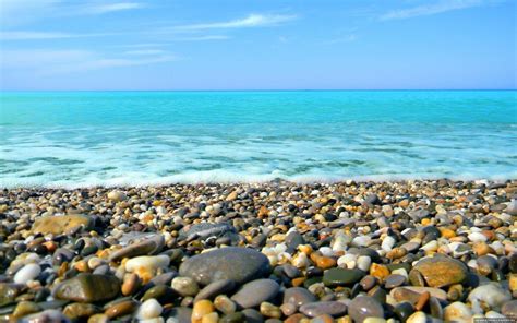 Download Pebbly Beach Nature Stone Hd Image Wallpaper New By