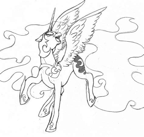 My little pony coloring pages are a fun way for kids of all ages to develop creativity, focus, motor skills and color recognition. Nightmare Moon Coloring Pages - Coloring Home
