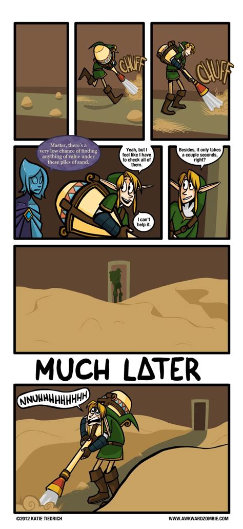 Awkward Zombie Clean Sweep Zelda Memes Zelda Funny Awkward Zombie