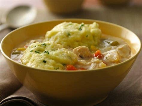 Place dumpling with smooth side up into a pan. Chicken soup with dumplings | Chicken and dumplings gluten ...