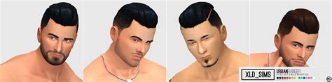Simsworkshop The Lancer Hair By Xld Sims Sims 4 Hairs