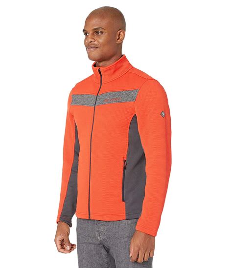 Spyder Spyder Encore Full Zip Fleece Jacket Volcano