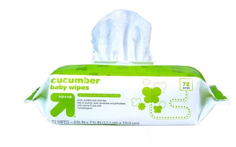 Up And Up Fresh Cucumber Baby 100 Wipes With Hard Case Clearance