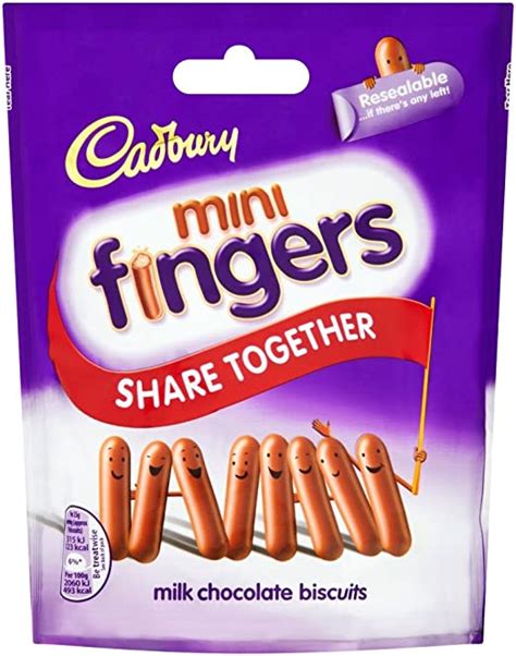 Cadbury Fingers Mini 125g Grocery And Gourmet Food