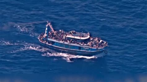 Aerial Footage Shows Migrant Boat On Day Before It Sank Off Greece With Hundreds Aboard World