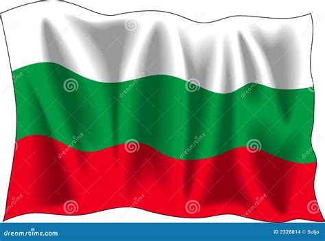 Bulgarian Flag Stock Vector Illustration Of Vector Drawing 2328814