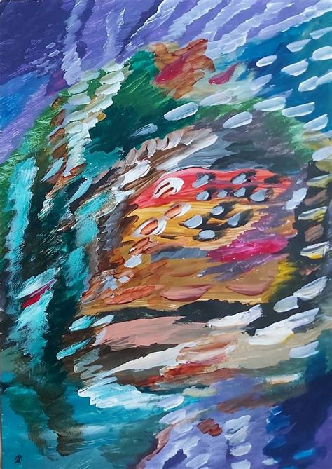 Yanomami Painting By Antonina Dmitrieva Painting Abstract