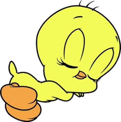 Check Out This Transparent Tweety Sleeping Png Image