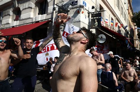 England Fans In Marseilles Ahead Of Euro 2016 Match Against Russia