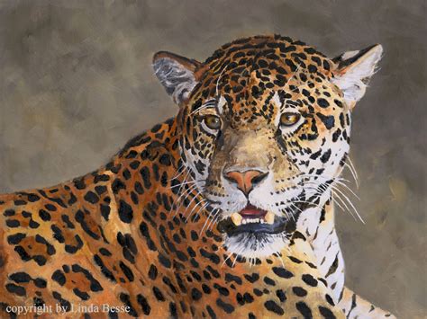 Besse Art Finished Jaguar Painting