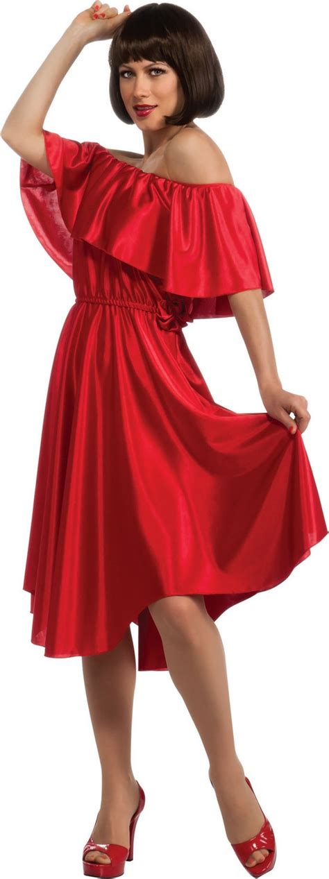 Saturday Night Fever Red Dress Adult Costume3499 Red Dress Costume
