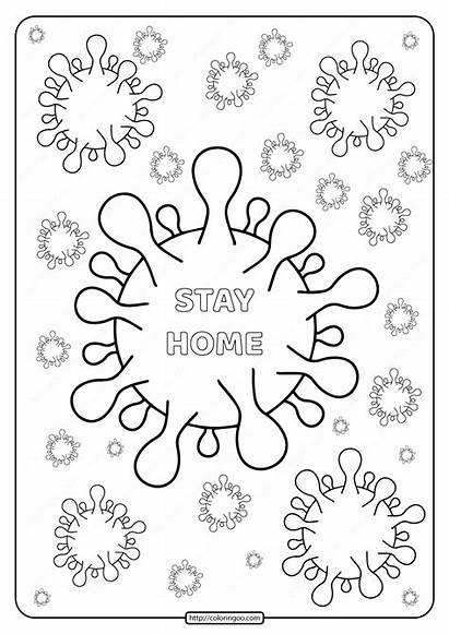 Drawing Coloring Colour Bing Covid Printable Pages