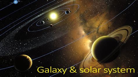 Solar System 9 Planets Milky Way Youtube