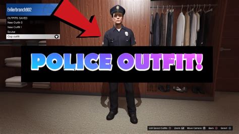 How To Get The Police Cop Outfit In Gta 5 Online 2021 How To Get The